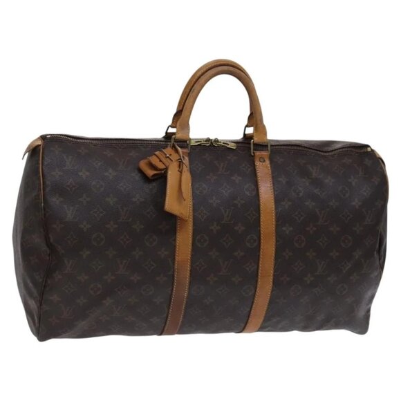 LOUIS VUITTON Monogram Keepall 55 Boston Bag - Picture 1 of 16